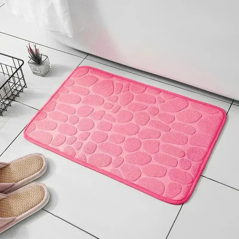 Memory Foam geprägter Samtteppich Badezimmer Wohnzimmer
