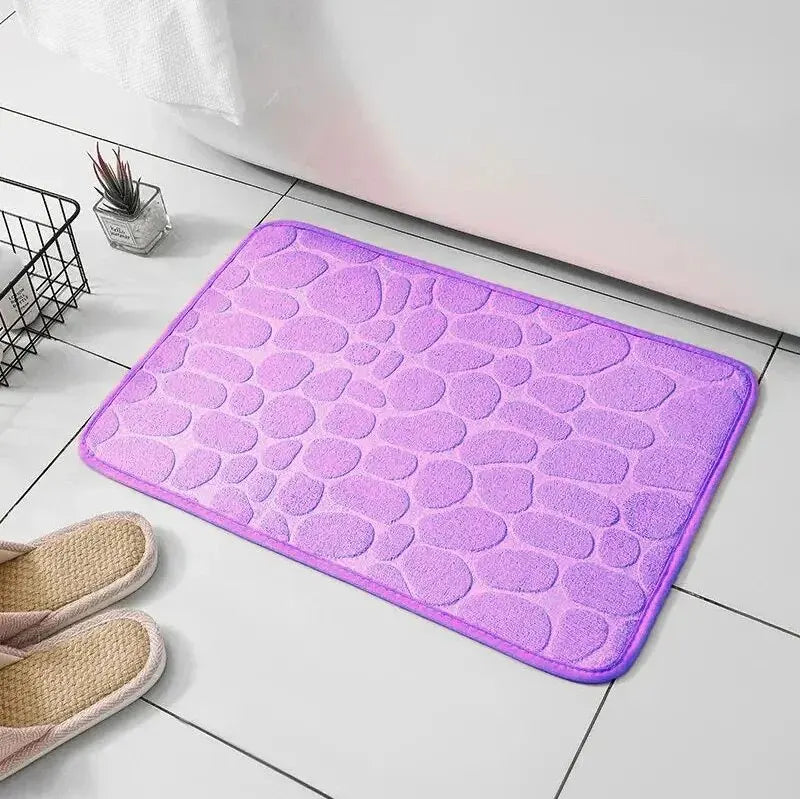 Memory Foam geprägter Samtteppich Badezimmer Wohnzimmer