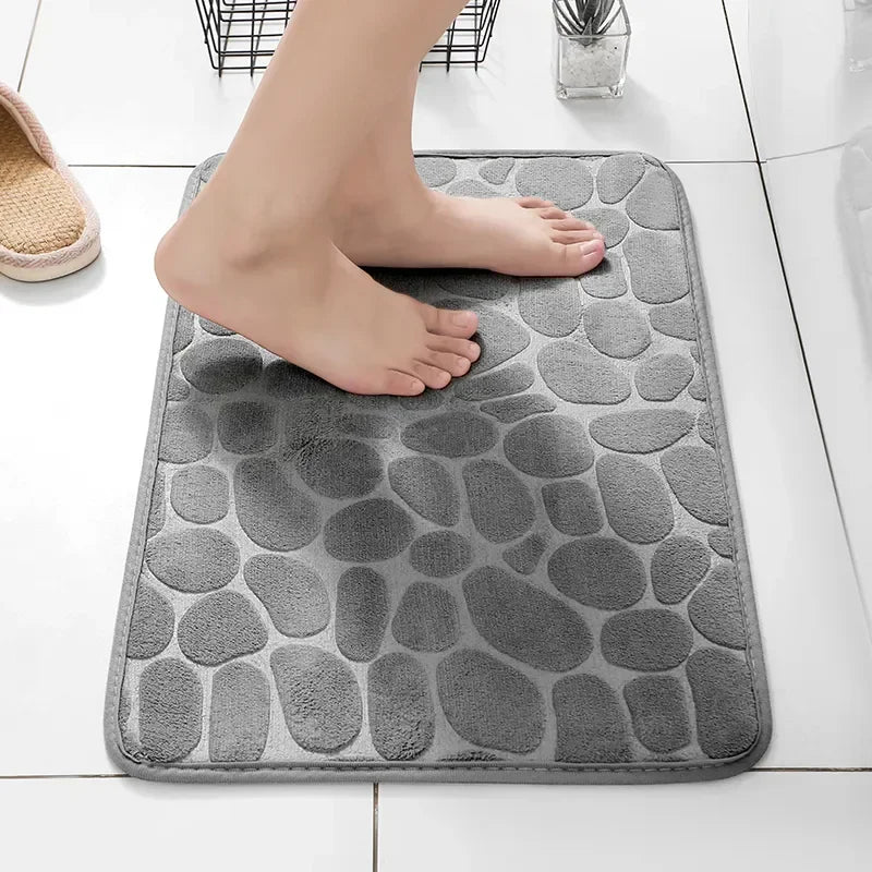 Memory Foam geprägter Samtteppich Badezimmer Wohnzimmer