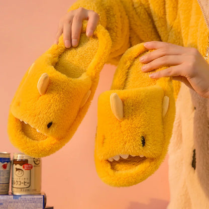 Herbst und Winter Cartoon Hai Pantoffeln