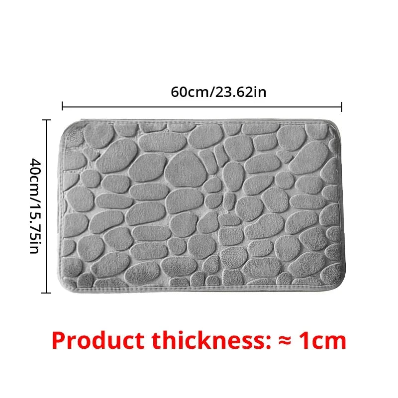 Memory Foam geprägter Samtteppich Badezimmer Wohnzimmer