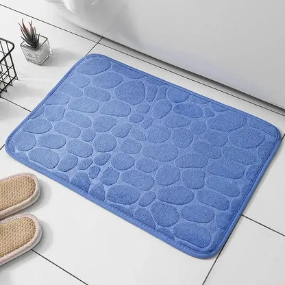 Memory Foam geprägter Samtteppich Badezimmer Wohnzimmer