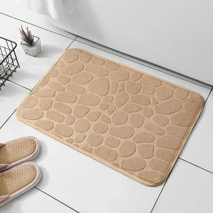 Memory Foam geprägter Samtteppich Badezimmer Wohnzimmer
