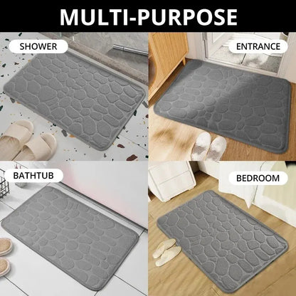 Memory Foam geprägter Samtteppich Badezimmer Wohnzimmer