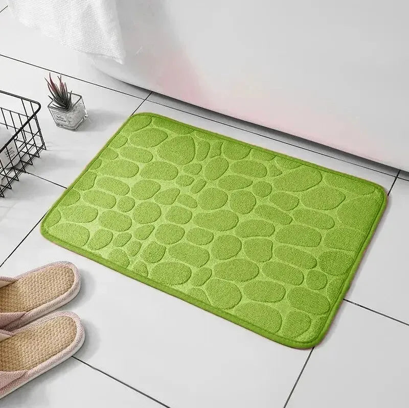 Memory Foam geprägter Samtteppich Badezimmer Wohnzimmer