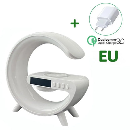 G Wireless Charger Stand Wecker Bluetooth Lautsprecher
