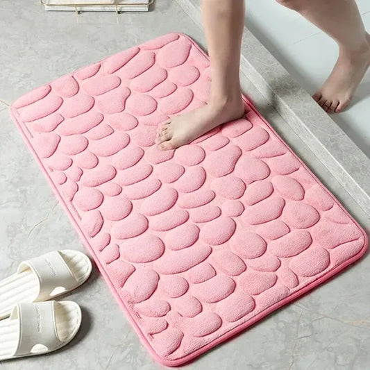 Memory Foam geprägter Samtteppich Badezimmer Wohnzimmer