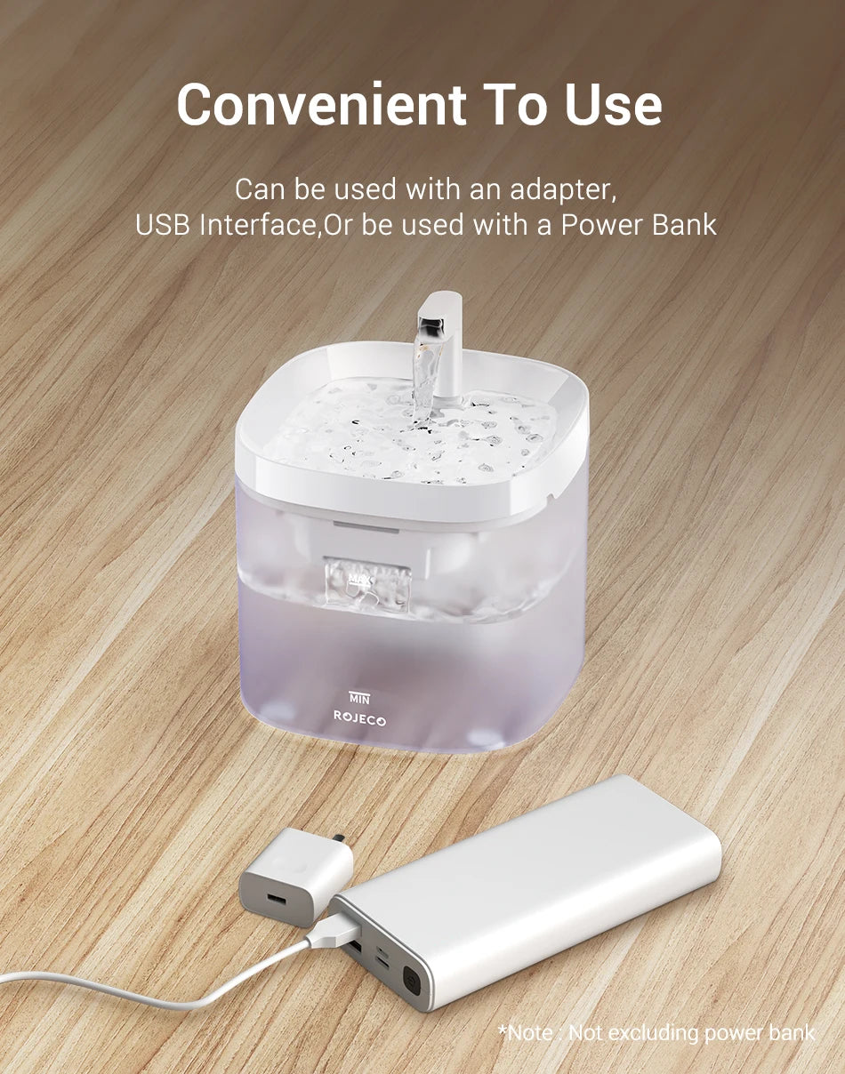 Intelligenter Katzentrinkbrunnen, automatischer Wasserspender für Haustiere