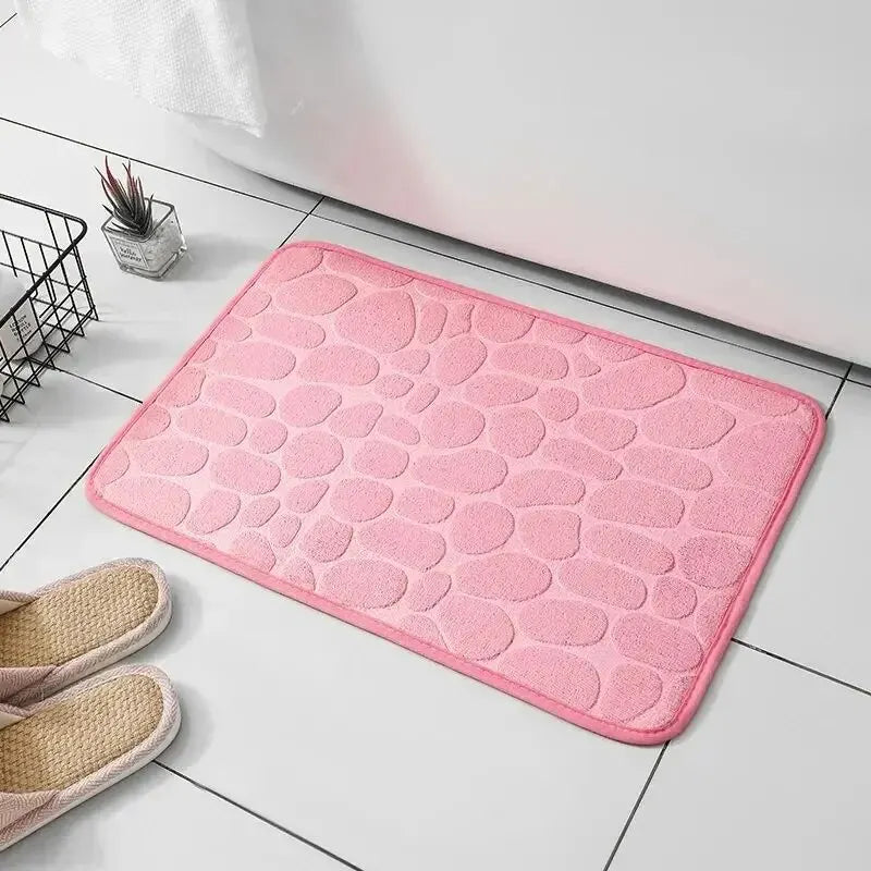 Memory Foam geprägter Samtteppich Badezimmer Wohnzimmer