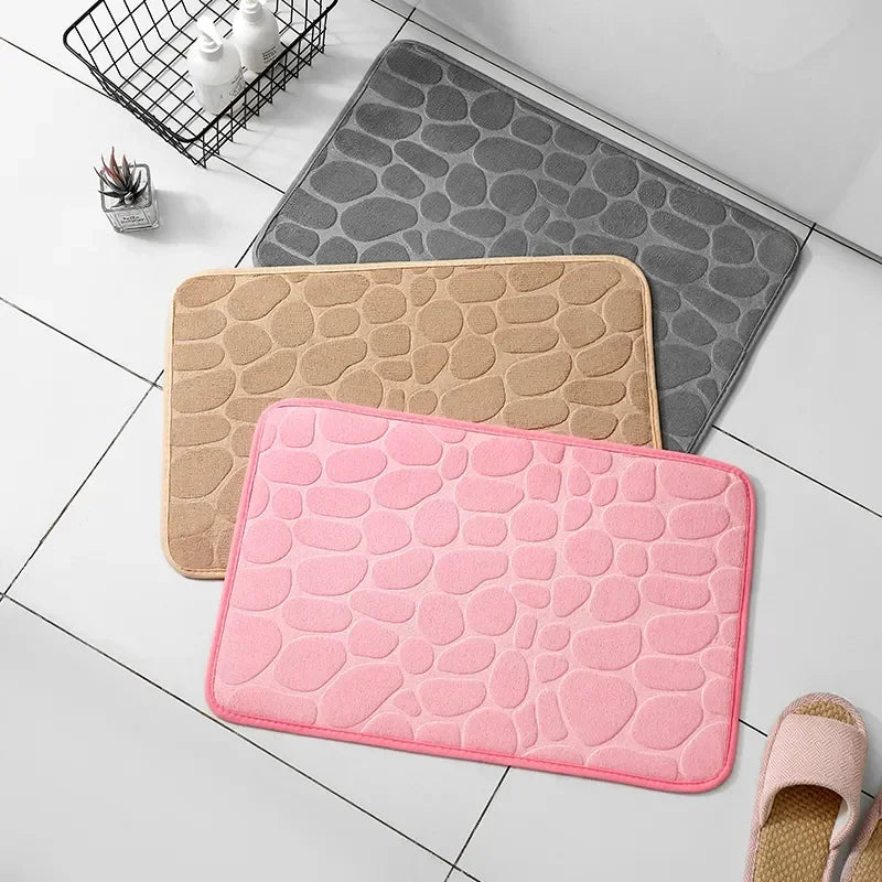 Memory Foam geprägter Samtteppich Badezimmer Wohnzimmer
