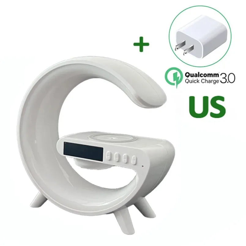 G Wireless Charger Stand Wecker Bluetooth Lautsprecher