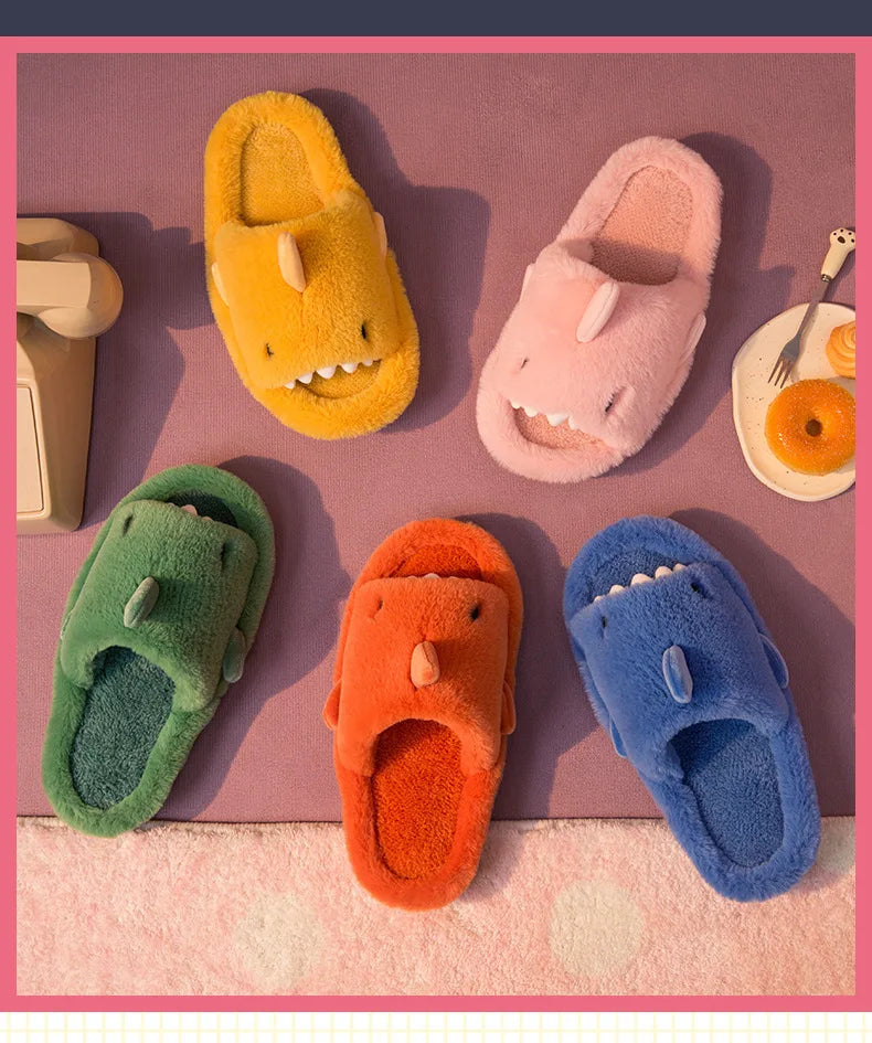 Herbst und Winter Cartoon Hai Pantoffeln