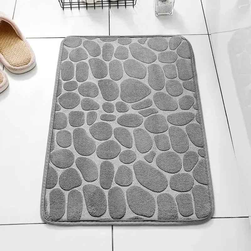 Memory Foam geprägter Samtteppich Badezimmer Wohnzimmer